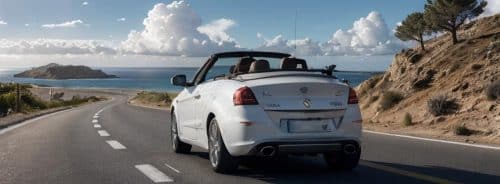 Alquiler coches Ibiza Fiat 500 cabrio