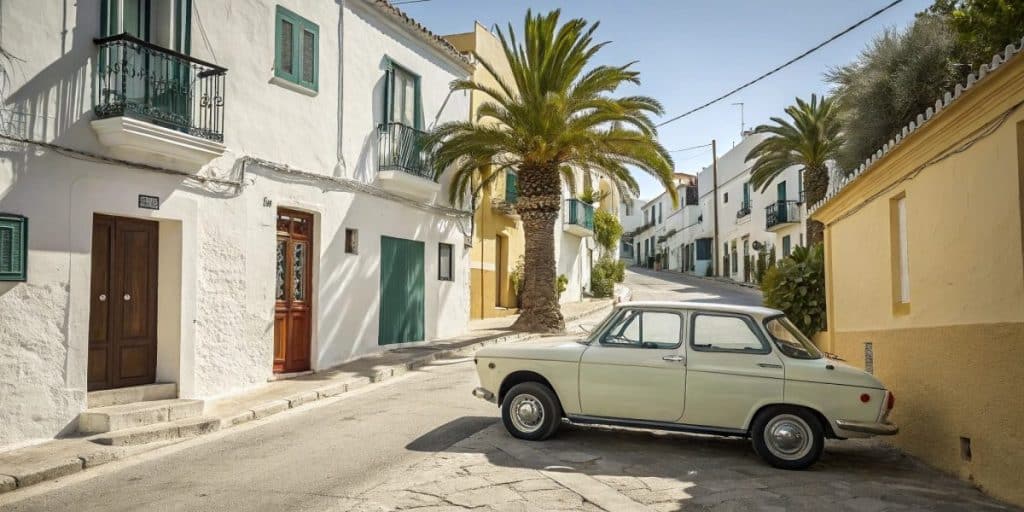 coche-aparcado-en-una-calle-tranquila-de-ibiza